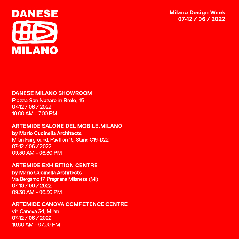 Danese Milano @ Milano Design Week 2022